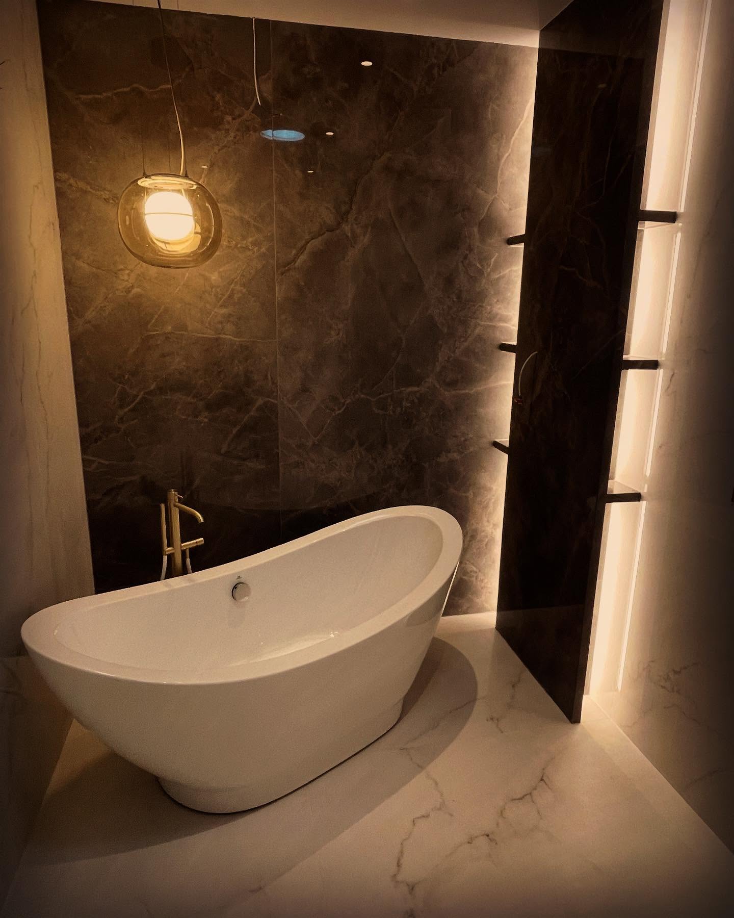 Luxusná kúpeľňa s modernými prvkami